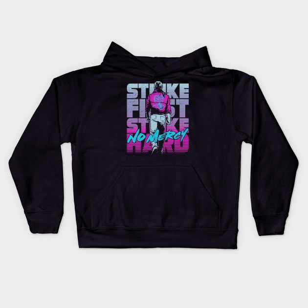 No Mercy (80s alternate) Kids Hoodie by djkopet